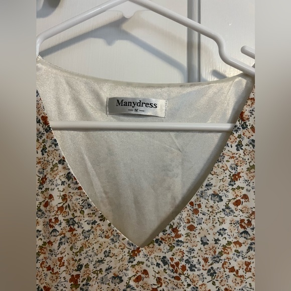 Chiffon Flowy Dress, Floral Print - Picture 6 of 6